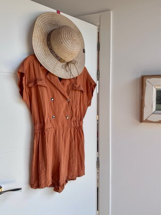Mono corto cruzado cobrizo verano