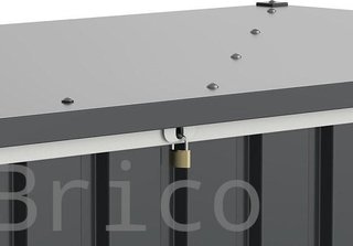 Baúl Arcón Metálico 770 L - 73x173x72 cm - Duramax