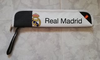 PANTALON OFICAL DE REAL MADRID, BLANCO, MARCA ADI