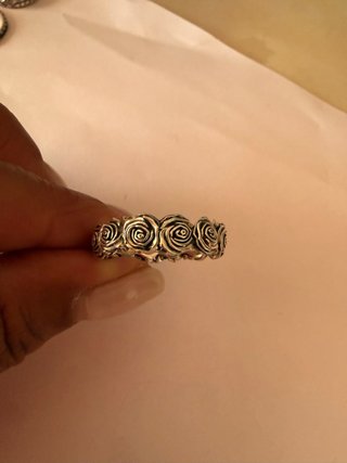 Anillo Flores Plata Ley 925 Thomas Sabo talla 58