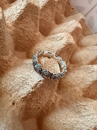 Anillo Flores Plata Ley 925 Thomas Sabo talla 58