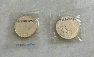 Lote 2 Monedas de Plata. 30 Euros (sin abrir).