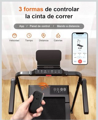 Cinta de correr con inclinación 6%