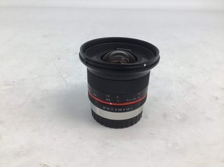 Objetivo Samyang 12mm f/2 NCS CS Fuji