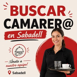 Buscamos camarera para bar en Sabadell