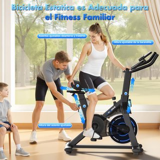 Bicicleta Estática Indoor con App hasta 160Kg