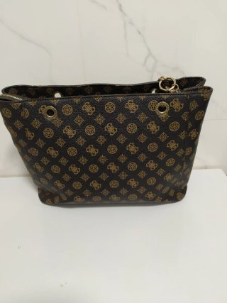 Bolso Guess Mujer Marrón y Dorado