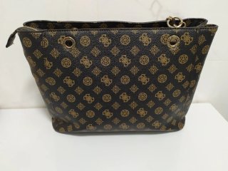 Bolso Guess Mujer Marrón y Dorado