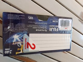 Pack 2 Cintas VHS Fuji 240 Minutos