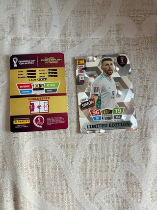 Cromos Adrenalyn Edición Limitada Porteros