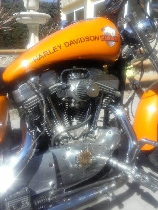Harley Davidson Sporter 883 Custom Naranja 2005
