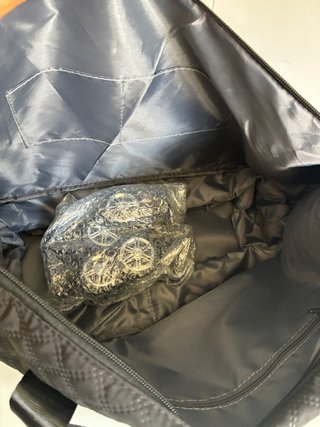 Bolsa de viaje con ruedas negra