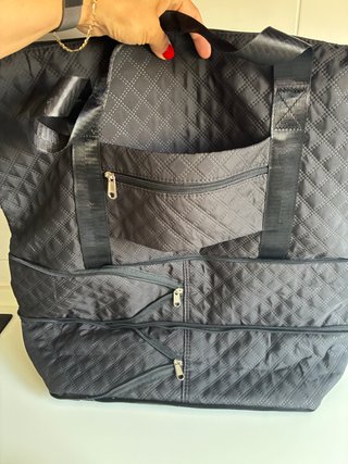 Bolsa de viaje con ruedas negra