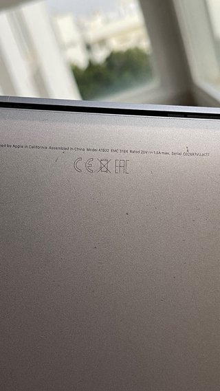 MacBook Air 13 (Gris) 2018, 8GB RAM 128GB SSD