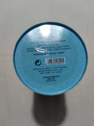 Scatola vintage di Versace Baby Blue Jeans