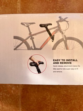 Asiento para niño en bicicleta