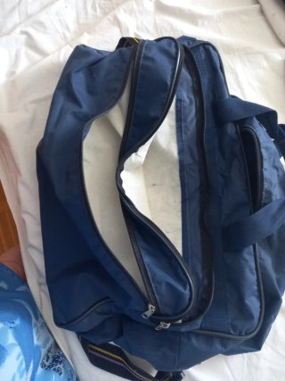 Bolsa de viaje azul