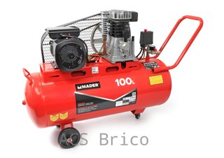 Compresor de Aire 100L - 3 Hp - 09355 - Mader