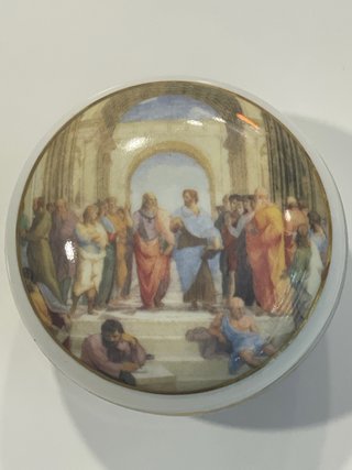 Portagioie Ceramica Musei Vaticani Blu