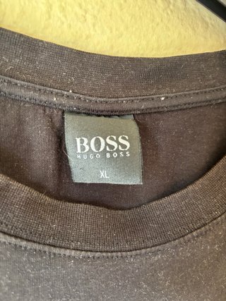 Camiseta BOSS Negra Talla XL