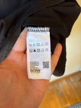 Camiseta BOSS Negra Talla XL