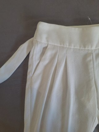 Pantalón Mango Blanco Talla S