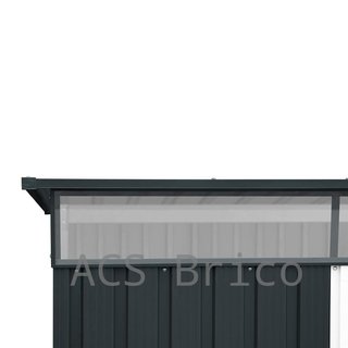 Caseta Metálica Top Shed Pent Roof Antracita 173x263x201 cm - Duramax