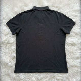 Nike Polo Vintage Hombre Negro Swoosh Bordado XL