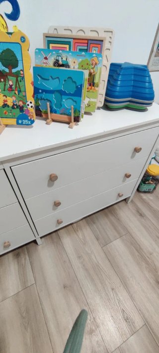 Cómoda doble Ikea blanca