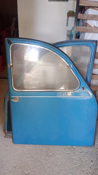 Puertas Citroen 2 CV Azul