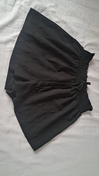 Falda pantalón negra talla única