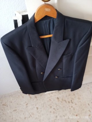 Chaqueta cruzada caballero