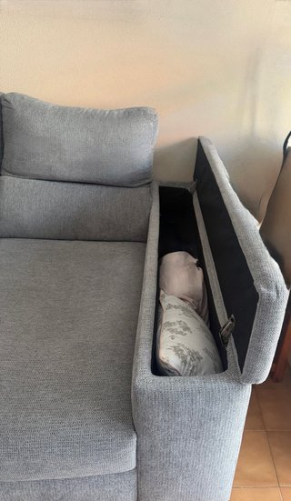 Sofá Chaiselong Gris Negociable / Urge venta