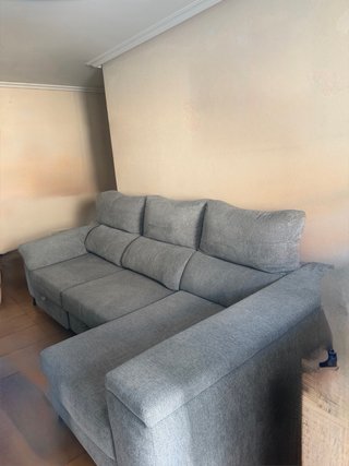 Sofá Chaiselong Gris Negociable / Urge venta