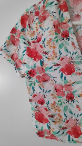 Top corto estampado Made in Italy