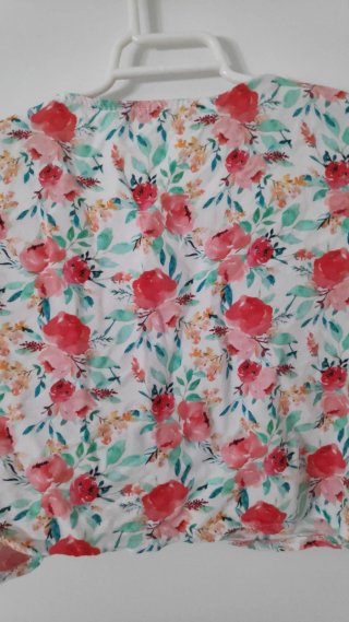 Top corto estampado Made in Italy