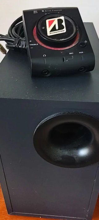 Altavoces Altec Lansing Negro/Rojo
