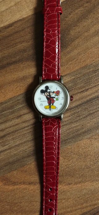 Reloj Disney Mickey Mouse Correa Roja