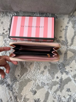 Monedero Victoria's Secret Rosa y Dorado