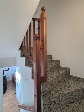 Barandilla Escalera Madera Maciza