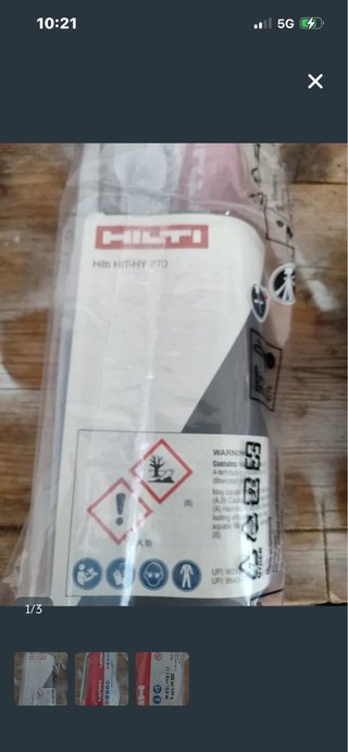 Hilti HIT-HY 270 Químico