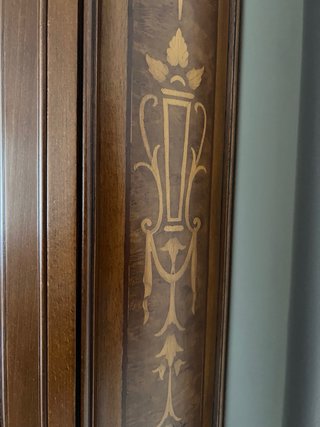 Mueble antiguo madera maciza vitrina gabinete
