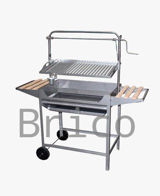 Barbacoa Premium Acero Inoxidable 140x50x124 cm TROIA CX BR - Orework