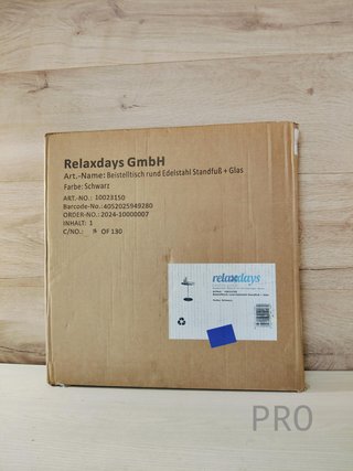 Tavolo Ausiliare Rotondo - Relaxdays
