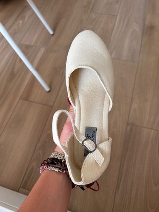 Cuñas esparto beige