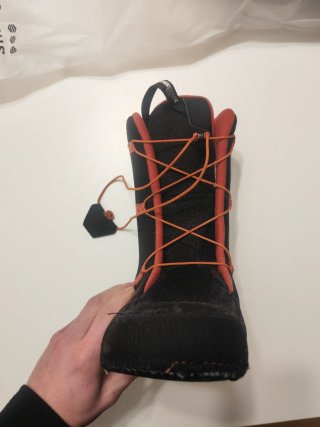 Botas Snowboard Wedze Talla 42 Negro/Naranja