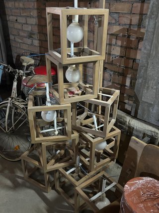 Lámparas de techo de madera Varias unidades  8€ ud