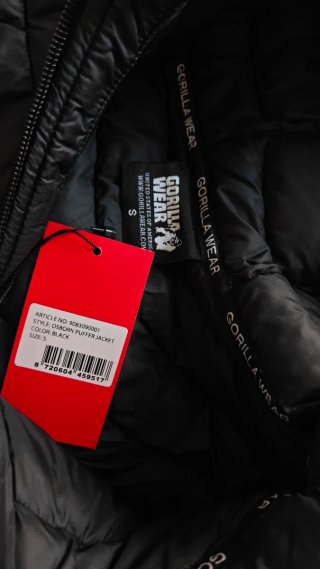 Plumífero Gorilla Wear hombre negro