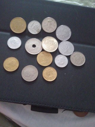 Lote de monedas antiguas