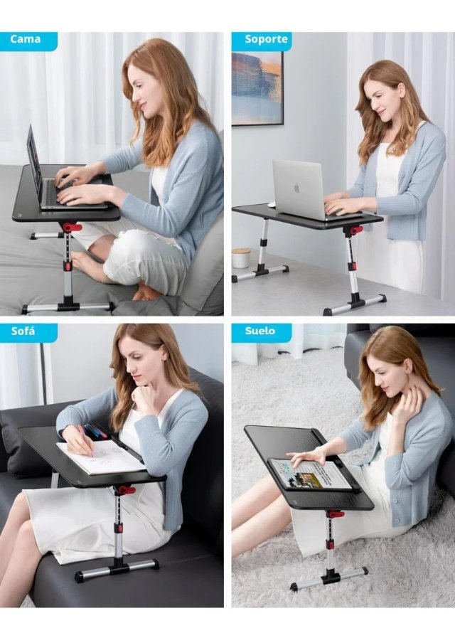 Mesa Portátil SAIJI Ajustable Plegable